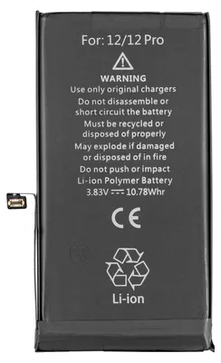 Produktbild von Ersatzakku für Apple iPhone 12 / 12 Pro 2815 mAh 10,78 Whr 3,83 V (A2479)