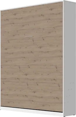 Produktbild von SMARTBett Schrankbett Classic 160x200cm Vertikal Weiss/Wildeiche