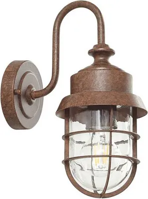 Produktbild von Lindby Außenwandleuchte Adalie, rostfarben, Stahl
