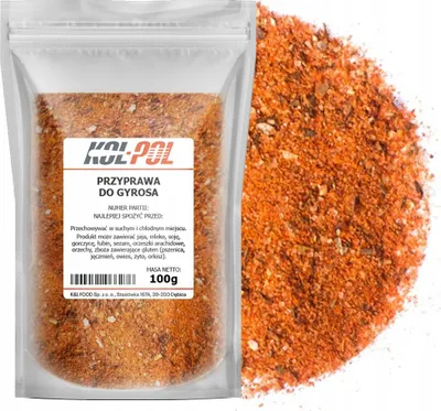 Zdjęcie produktu dla PRZYPRAWA DO GYROSA 100g Aromatyczna mieszanka naturalna jakość Kol-Pol