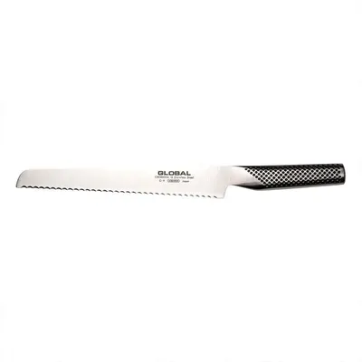 Produktbild von Global G-9R Brotmesser 22 cm Chromova 18 Edelstahl mit Sandgefülltem Griff für Rechtshänder
