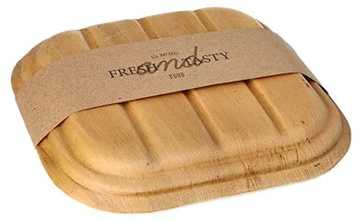 Produktbild von PAPSTAR Snacktray "pure", Maße: 200 x 200 x 65 mm