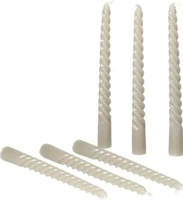 Zdjęcie produktu dla Zestaw świec Pazzo 6szt. light grey