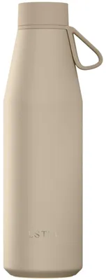 Produktbild von ESTIA Trinkflasche 500 ml Isolierflasche beige Thermosflasche aus Edelstahl Wasserflasche