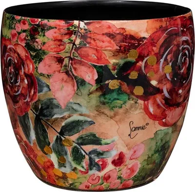 Immagine prodotto di Collezione TS - Blumentopf Red Rose - 17x15