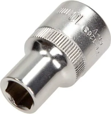 Imagen del producto de Yato YT-1203, llave de vaso, 1/2", métrica, 1 cabeza, 10 mm, acero cromo-vanadio
