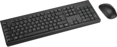 Obrázek produktu pro Kensington KM270 EQ, Plná velikost (100 %), Bezdrátový, RF bezdrátové + Bluetooth, Černá