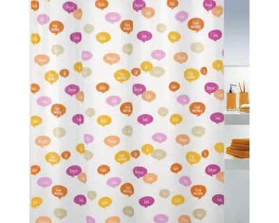 Produktbild von Spirella 7610583186867, Abbildung, Ring, Polyethylen-Vinylacetat (PEVA), Orange, Pink, 40 °C, 1800 mm