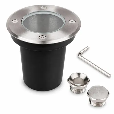 Obrázek produktu pro MasterLED Bodový svítidlo GU10 kulaté IP67 Přejížditelné – nerezové venkovní svítidlo 230 V – bodové svítidlo pro příjezdovou cestu