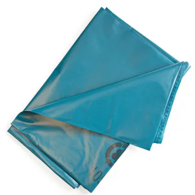 Produktbild von Franz Mensch Müllbeutel LDPE, 240 l - gelegt, blau, ca. 75 µ, 50 Stück