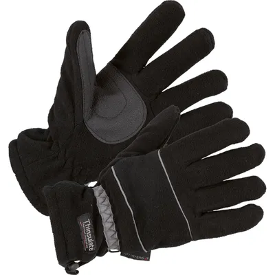 Produktbild von Thinsulate Fleecehandschuh schwarz/grau Gr. M