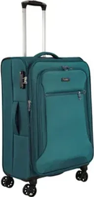 Produktbild von Großer Leichter Trolley Stoffkoffer Reisegepäck Petrol 78 cm 3,5 kg Bowatex
