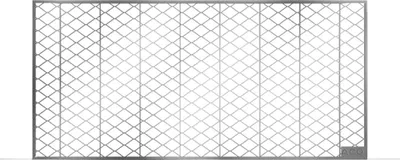 Produktbild von ACO Streckmetallrost für Lichtschacht, stahl verzinkt, 80 x 40 cm