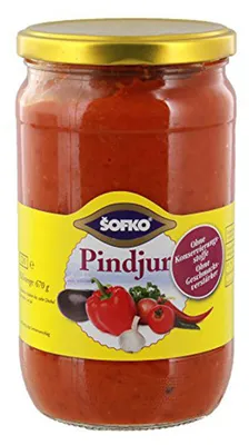 Zdjęcie produktu dla Sofko Pindjur sos pikantny pikantna papryka mieszanka przypraw 720ml