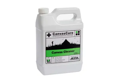 Produktbild von CanvasCare Canvasreiniger inkl. CanvasCare Sprühkappe, Canvas Cleaner, Zeltreiniger, Zeltpflege, Tent Care