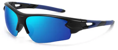 Produktbild von Halbgestell Sonnenbrille 1 Stück, Winddicht, UV400 Geschützt, Für Radfahren Fahren Angeln