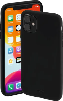 Produktbild von Hama "Finest Feel", Cover, Apple, Apple iPhone 11, 15,5 cm (6.1"), Schwarz