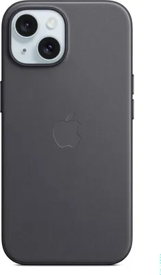 A dark gray iPhone case with an embossed Apple logo is shown against a white background.
