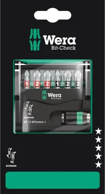 Immagine prodotto di Wera Bit-Check 12 BiTorsion 1 SB