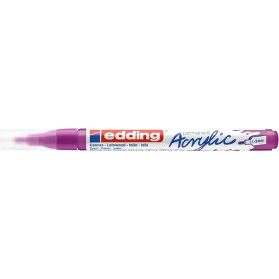 Produktbild von Edding 5300 Acrylmarker Fein, Violett, Block, Beere, Fein, 1 mm, 2 mm