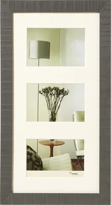 Produktbild von Walther Design HO338D, Multi-Bilderrahmen, Holz, Grau, 13 x 18 cm, Rechteckig, 299 mm