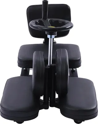 Produktbild von Beinspreizer - 3-teiliger Spagat-Trainer - Verstellbare Länge - Für Yoga, Ballett, Tanz, Kampfsport - Heimtraining - Schwarz