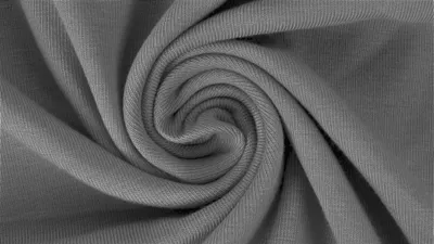 Produktbild von Jersey Yara Mausgrau Uni 220g/m², 0,5 m, Stoffe Meterware, Baumwolljersey