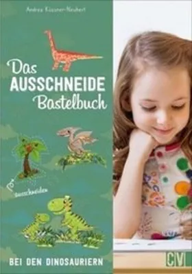 Produktbild von Das Ausschneide-Bastelbuch: Bei den Dinosauriern