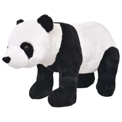 Produktbild von Plüschtier Panda Stehend Plüsch Schwarz und Weiß XXL