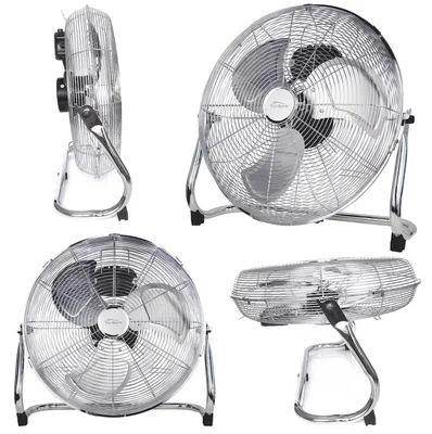 Produktbild von TroniTechnik® Bodenventilator Windmaschine mit drei Geschwindigkeitsstufen 100W, verstellbar ⌀45cm