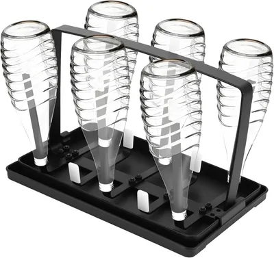 Produktbild von Flaschenhalter 10 Flaschen, Edelstahl, mit abnehmbarer Tropfschale, für Küche