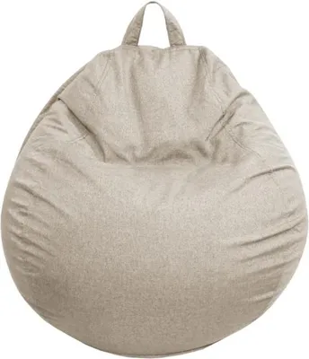 Produktbild von Birnen-Sitzsack mit abnehmbarem Bezug 105 x 85 cm, Beige