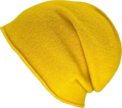 Productafbeelding van Kopka NeRo: Beanie muts met geribde boord, geel, maat: one size