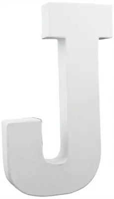 Produktbild von Decopatch Dekorationsbuchstabe zum Malen & Decoupage für Kinder, J
