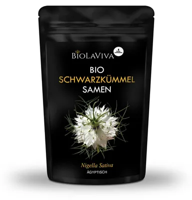 Produktbild von BIOLAVIVA Schwarzkümmel-Samen  - 1 x 500g