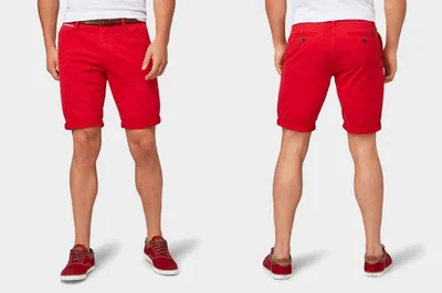 Produktbild von Tom Tailor Herren Josh Regular Slim Chino Shorts Mit Gürtel