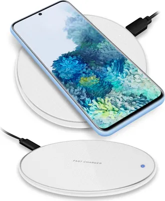 Produktbild von Wireless Charger Qi Ladestation 15W 10W für Samsung Galaxy S20 Note 20 Ladegerät