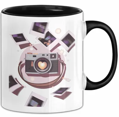 Produktbild von Fotograf Tasse Geschenk Lustige Geschenkidee Spruch Für Kamera Liebhaber (Schwarz)