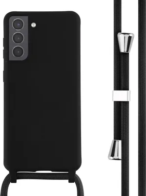Zdjęcie produktu dla imoshion Silikonowe etui ze sznurkiem do Samsung Galaxy S21 - Czarny