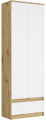 Obrázek produktu pro Regál 60 cm skříň 2 dveře 1 zásuvka FRAMIRE B-4 artisan mix