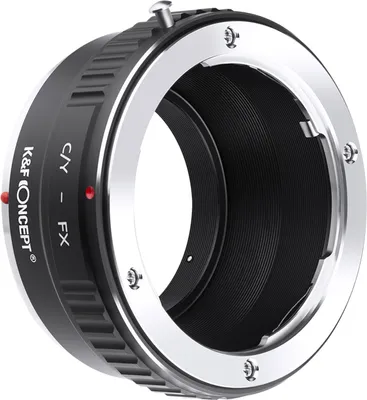 Produktbild von Minadax KF Objektiv-Mount Adapterring - Kompatibel mit Contax Yashica Objektiv kompatibel mit Fuji X Mount Kamera