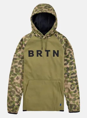 Productafbeelding van BURTON Heren Crown Weatherproof Pullover Fleece XS Martini Olive/Felidae
