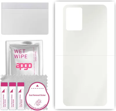 Produktbild von apgo Rückseite Schutzfolie, Matt, kompatibel mit Vivo Y21G, Hinten Hydrogel-Displayschutzfolie mit Positionierhilfe, kratzfest, einfache Montage