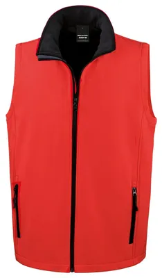 Immagine prodotto di Result - Gilet "stampabile" da uomo FK1247 (XL) (rosso/nero)