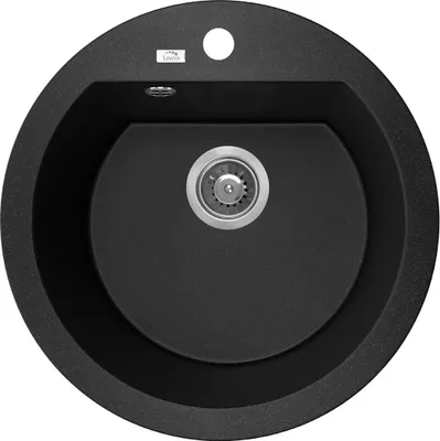 Produktbild von Design Granitspüle 1 Becken Schwarz