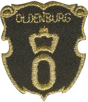 Produktbild von Aufnäher - Brandzeichen Oldenburg - 02167 - Gr. ca. 3,5 x 4 cm - Patches Stick Applikation