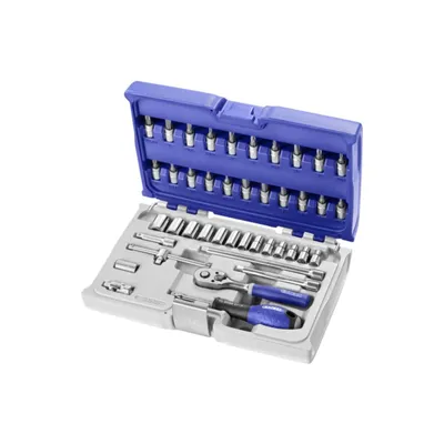 Produktbild von EXPERT BY FACOM Steckschlüssel- und Ratschensatz - 1/4" - 42 Stück - E030702
