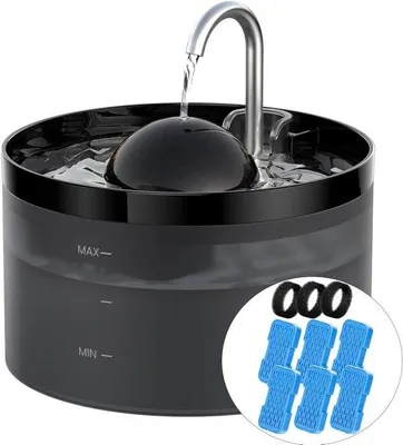 Obrázok produktu pre Fontánka pre mačky s objemom 2,2 l, 6 filtrami a aktívnym uhlím