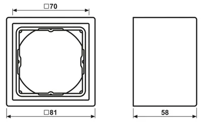 Obrázok produktu pre Jung LS981HBFWW Rámček 1-zásuvka LS 990 28 mm inštalačná výška (LS981HBFWW)