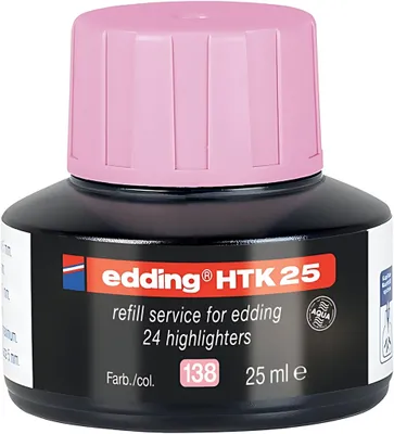 Immagine prodotto di edding 4-HTK25138 edding Nachfülltinte e-HTK25 rosa